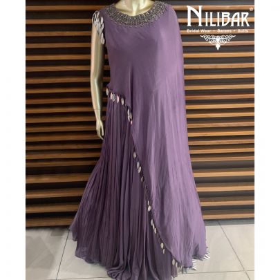 Mauve Chinon Gown