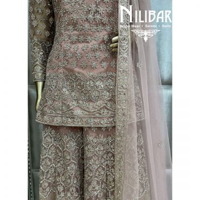 Pastel Pink Net Suit Set