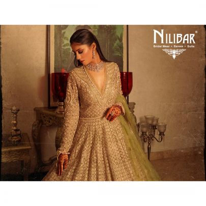 Sage Green net Gown
