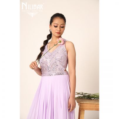 Lilac Georgette Jumpsuit