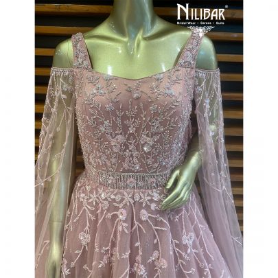 BubbleGum Pink Net Gown