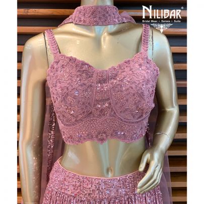 Thulian Pink Lehenga