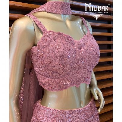 Thulian Pink Lehenga