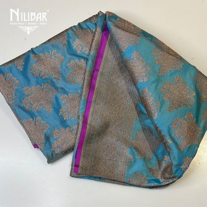 Light Blue Silk Saree