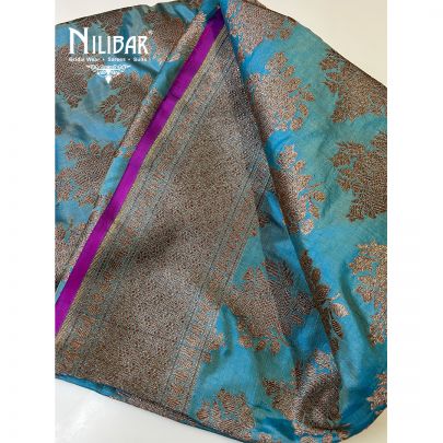 Light Blue Silk Saree