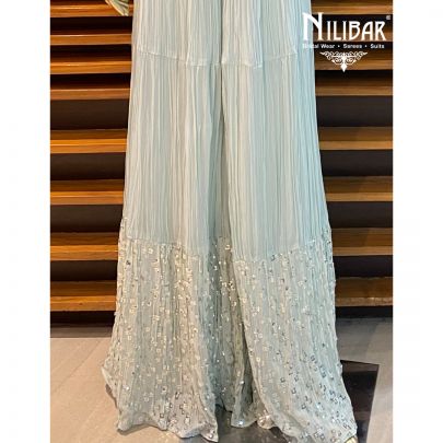 Pista Crop Top Sharara Set