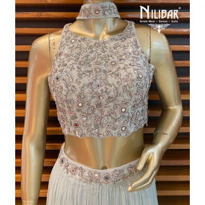 Pista Crop Top Sharara Set