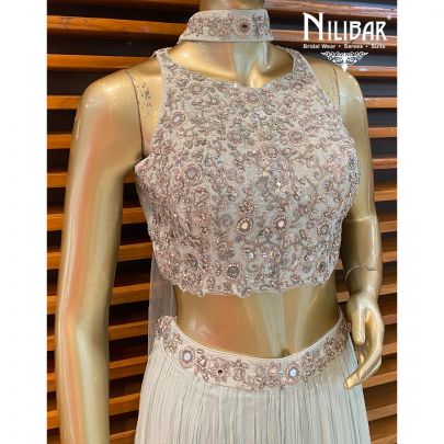 Pista Crop Top Sharara Set