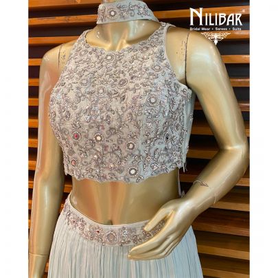 Pista Crop Top Sharara Set