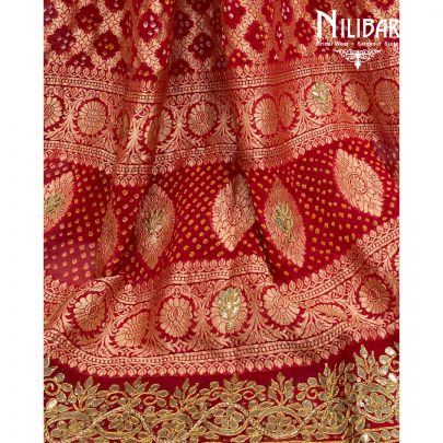 Tart Red Bandhani Dupatta