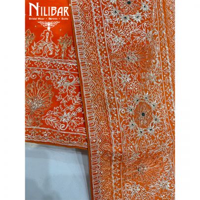 Tiger color Crepe Unstitched Suit