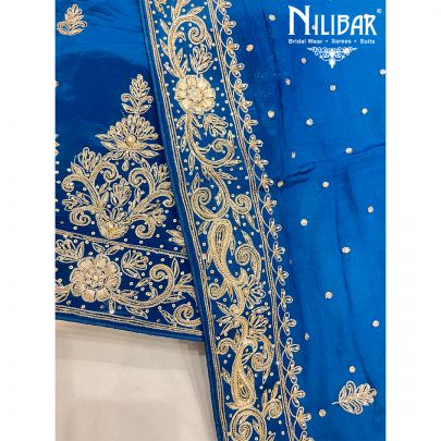 Aegean Crepe Unstitched Suit