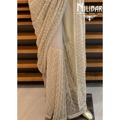 Mouse Net Saree