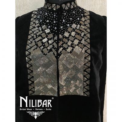 Jade Black Velvet Capes