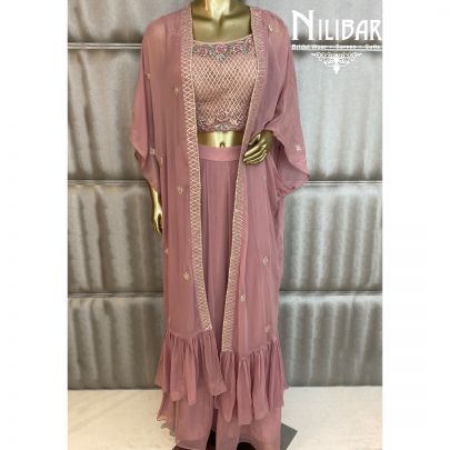 Pastel Pink Jacket Style Suit