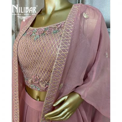Pastel Pink Jacket Style Suit