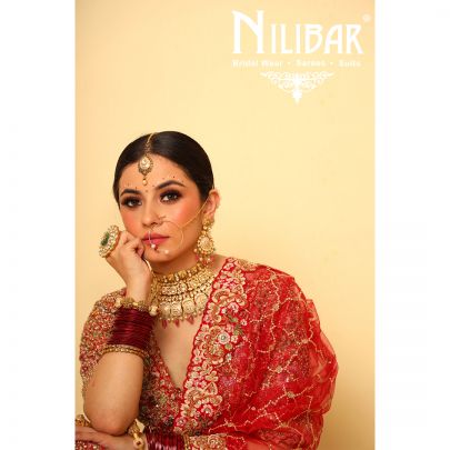 Red Silk Bridal Lehenga