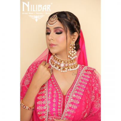 Rani Pink Silk Bridal Lehenga