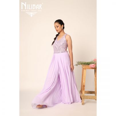 Lilac Georgette Jumpsuit