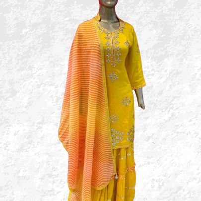 Yellow Garara Suit