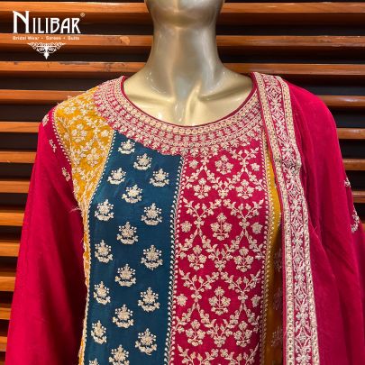Maroon Crepe Anarkali Suit