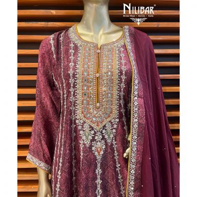 Jam Crepe Anarkali Suit