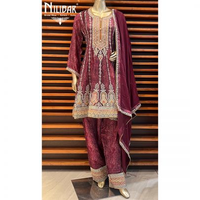Jam Crepe Anarkali Suit