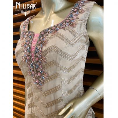 Cosmic Latte Palazzo Suit