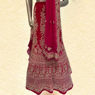 Magenta Bridal Lehenga