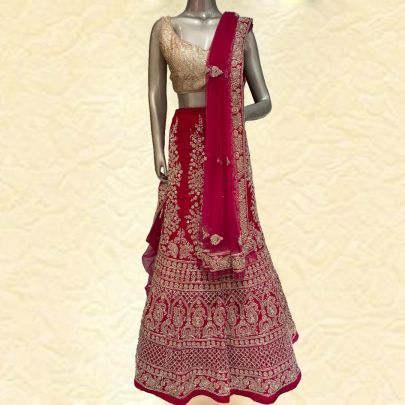 Magenta Bridal Lehenga