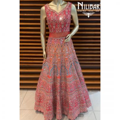 Red Silk Gown