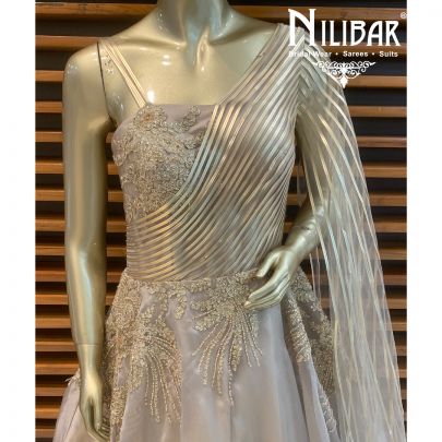 Golden Organza Gown