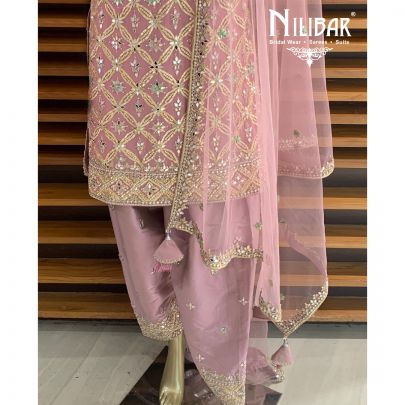 Lavender Salwar Suit