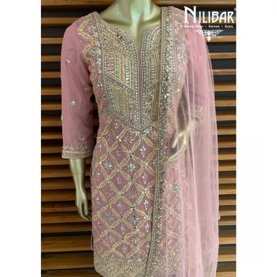 Lavender Salwar Suit
