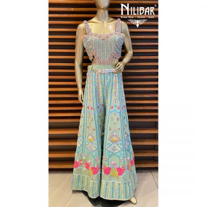 Mint Green Silk Jumpsuit