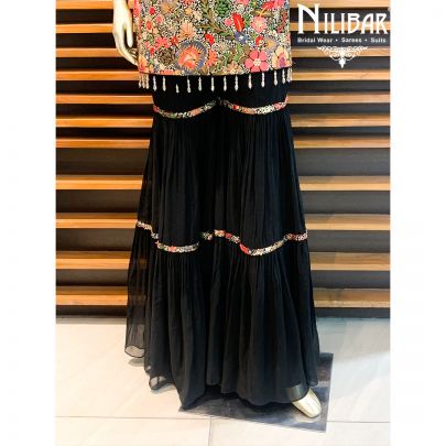 Black Georgette Garara Suit
