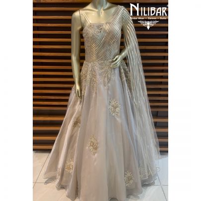 Golden Organza Gown