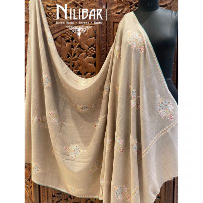 Sand Color Pure Pashmina Shawl