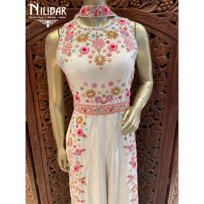 Daisy White Silk Jumpsuit