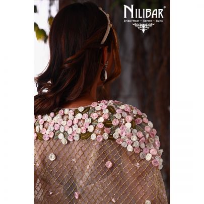 Ice Pink Georgette Lehenga