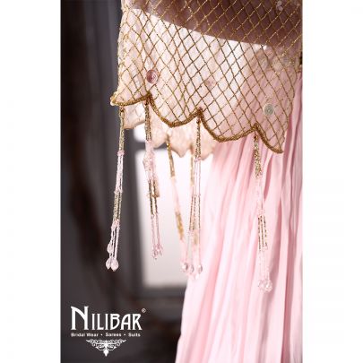 Ice Pink Georgette Lehenga