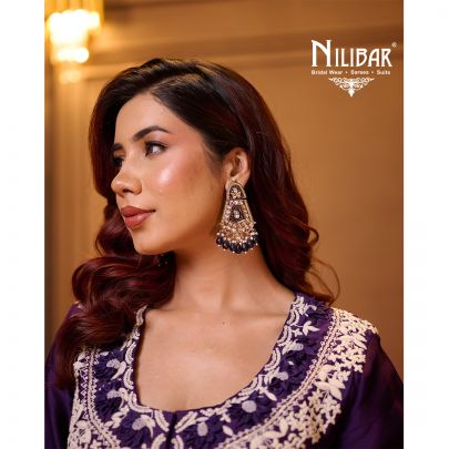 Dark Purple Flared Palazzo Set