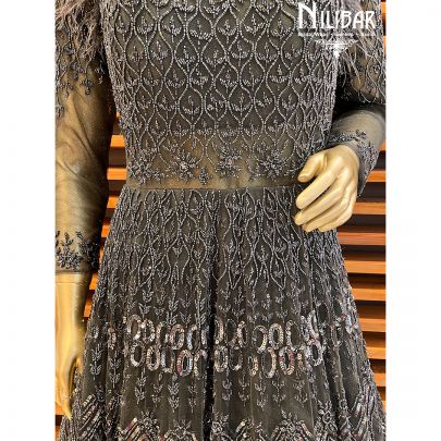 Shadow Net Gown