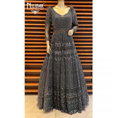 Shadow Net Gown