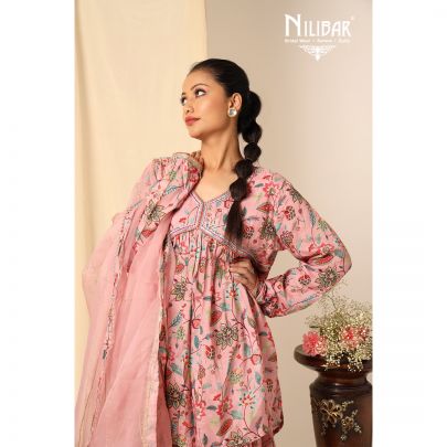 Pink Peplum Suit
