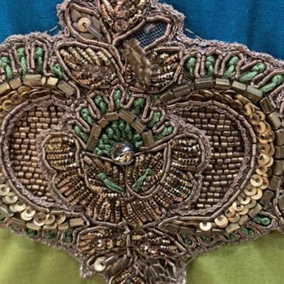 Emerald Green and Ochre Yellow Anarkali Suit