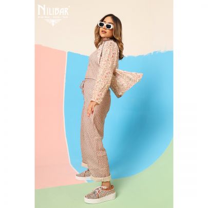 Pink Cotton Co-ord Set