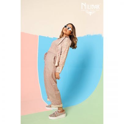 Pink Cotton Co-ord Set