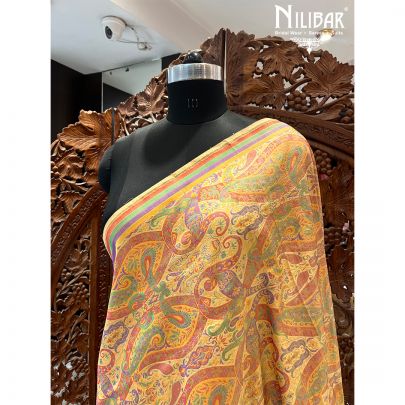 Golden Yellow Silk Dupatta