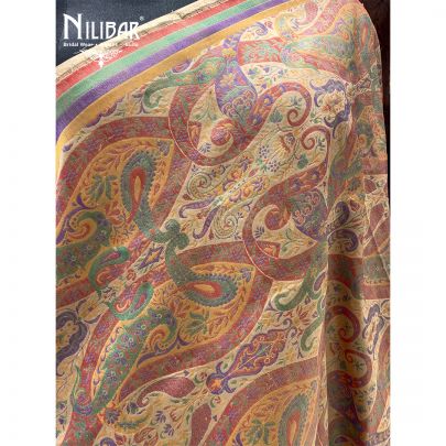 Golden Yellow Silk Dupatta